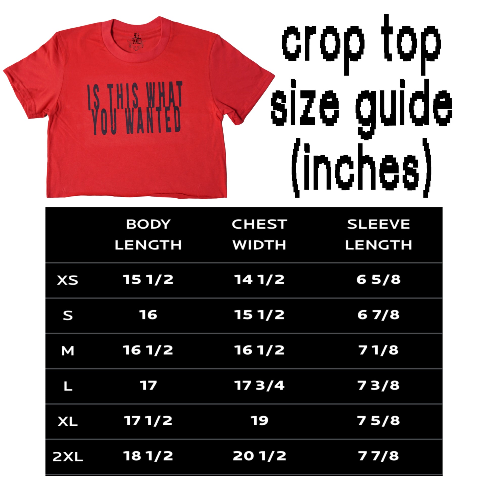 don't dream it, be it crop top