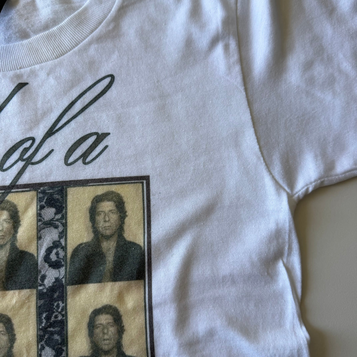 Death of a ladies man baby tee - S
