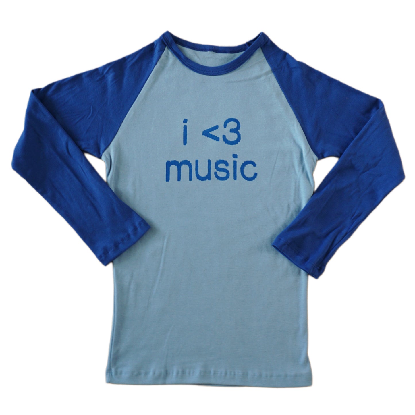 I love music raglan long sleeve top