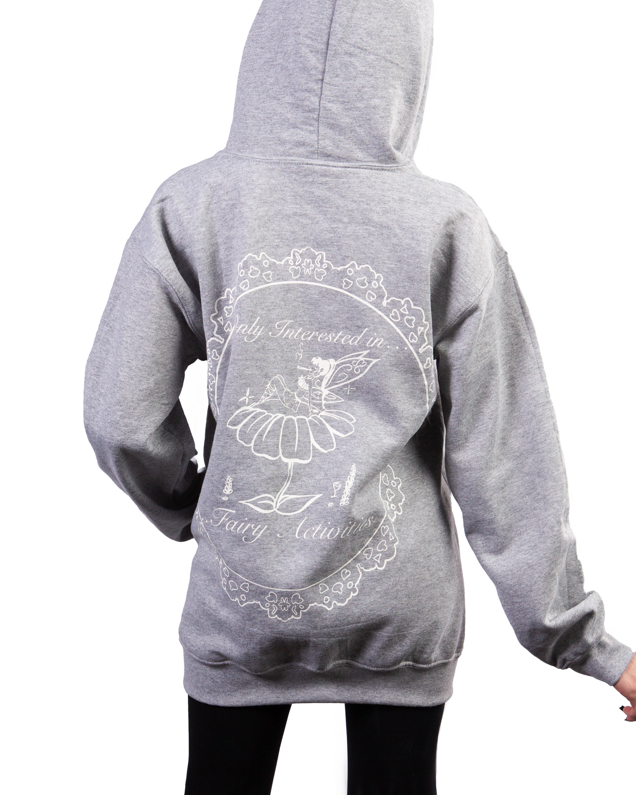 Only interested in fairy activities zip up hoodie