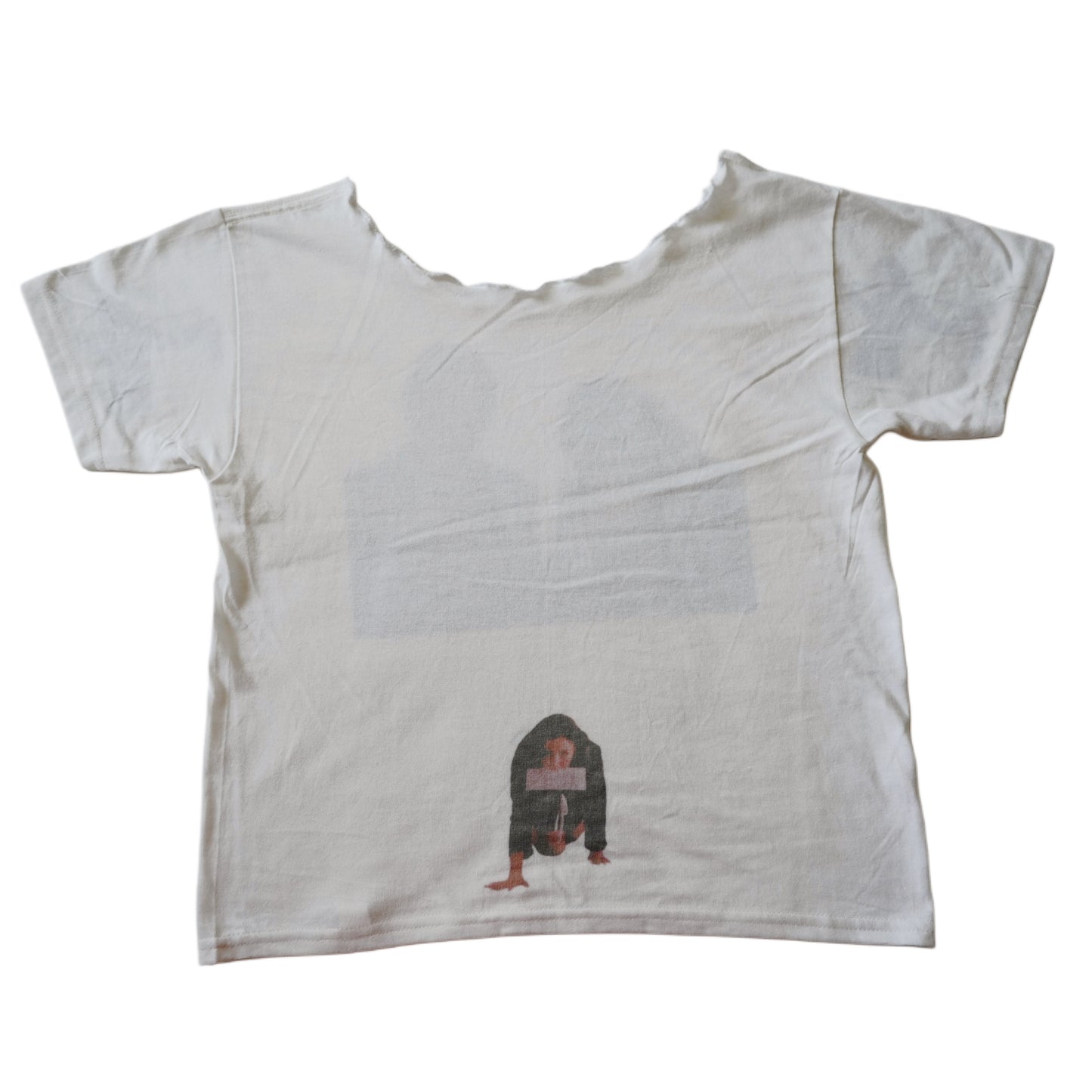 Secretary off the shoulder tee