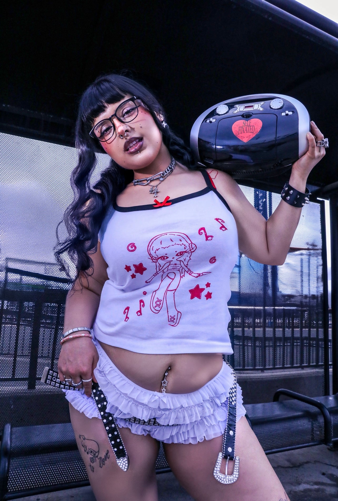 I <3 fiona tank top