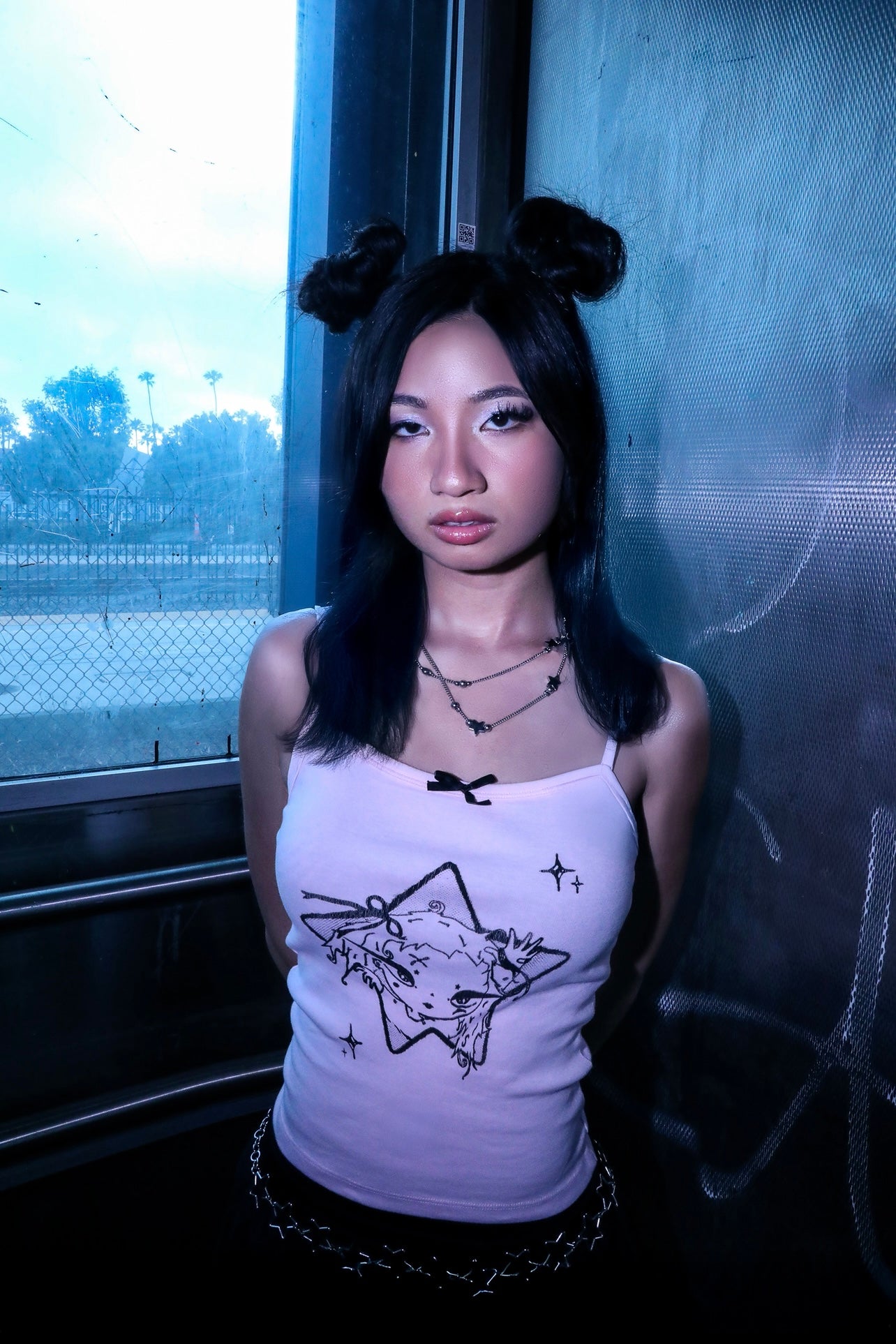 Star girl tank top