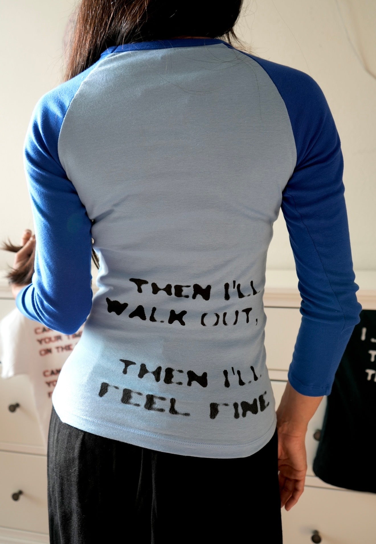 I'm gonna say what's on my mind 3/4 sleeve top