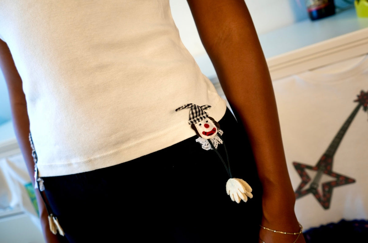 Freaks baby tee with collar