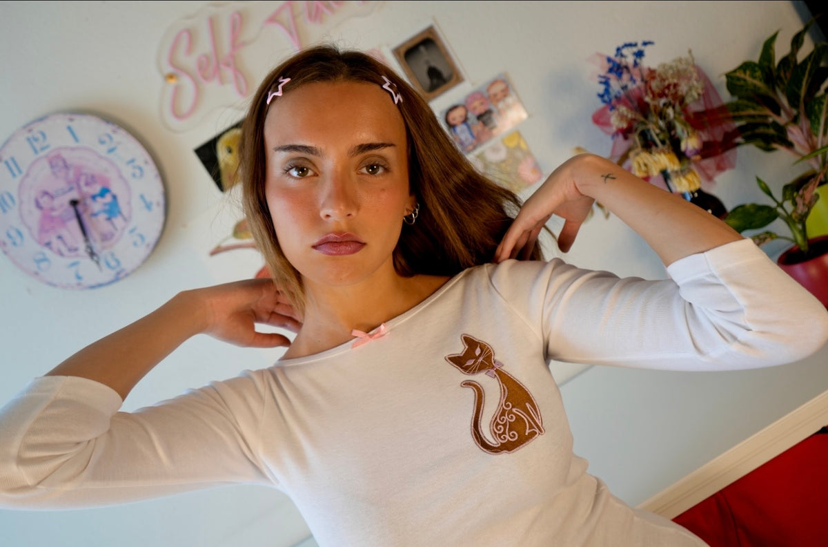 The Kitty boatneck top