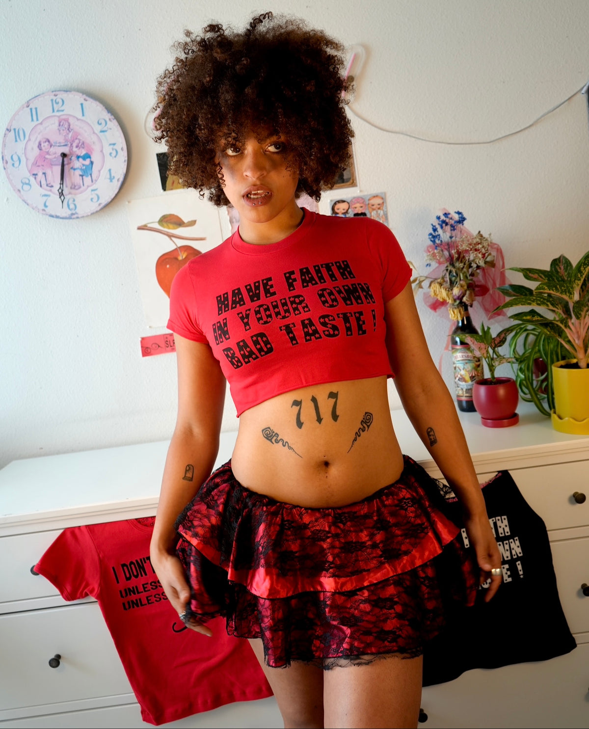 BAD TASTE crop top
