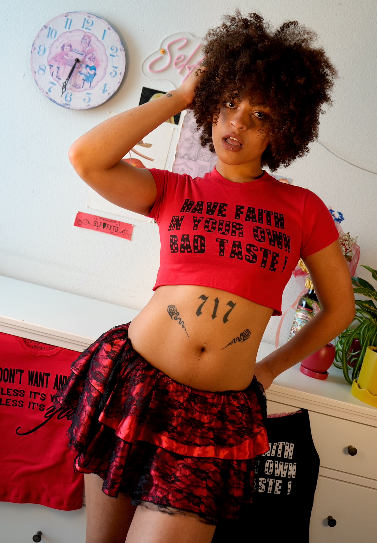 BAD TASTE crop top