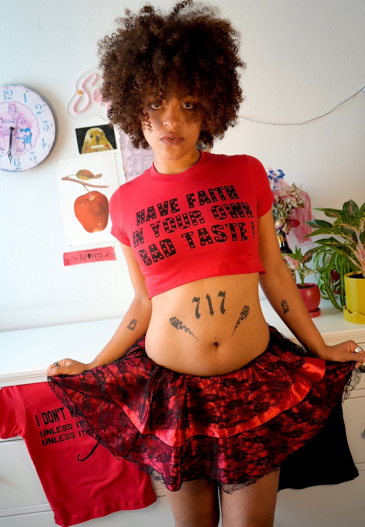 BAD TASTE crop top
