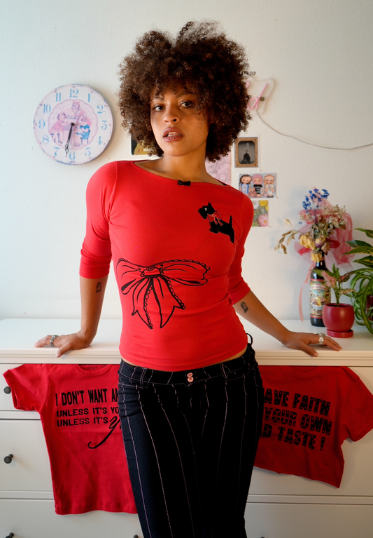 The Doggie boatneck top