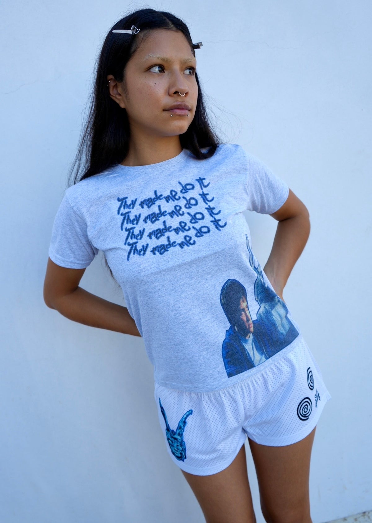 They made me do it tee