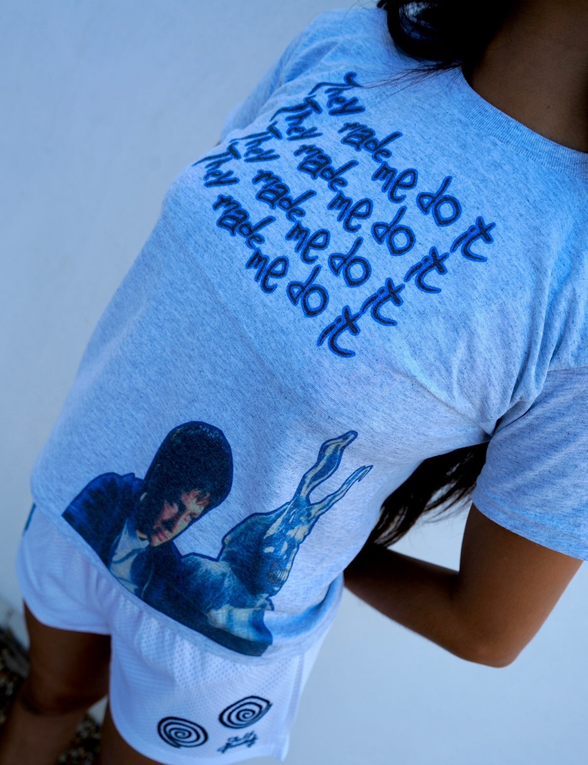 They made me do it tee