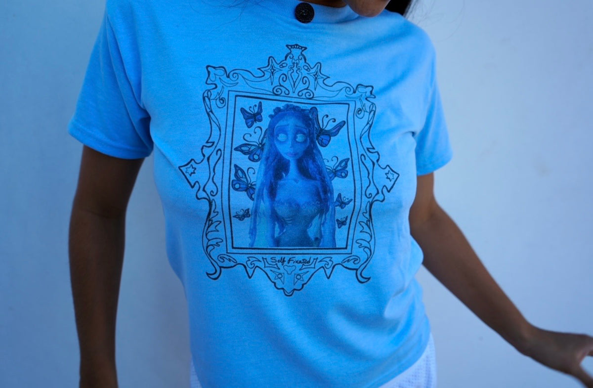 Emily button tee