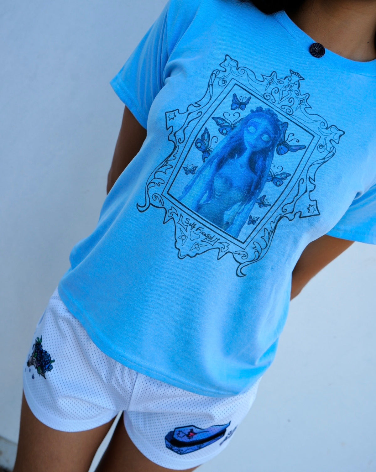 Emily button tee