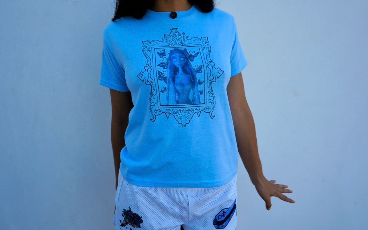 Emily button tee