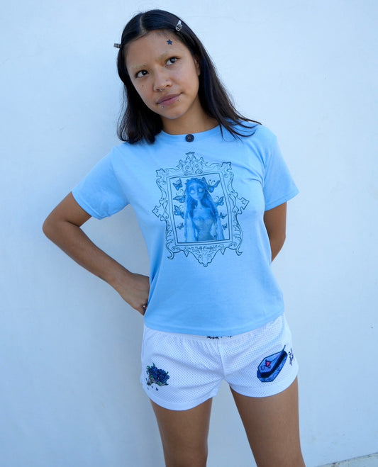 Emily button tee