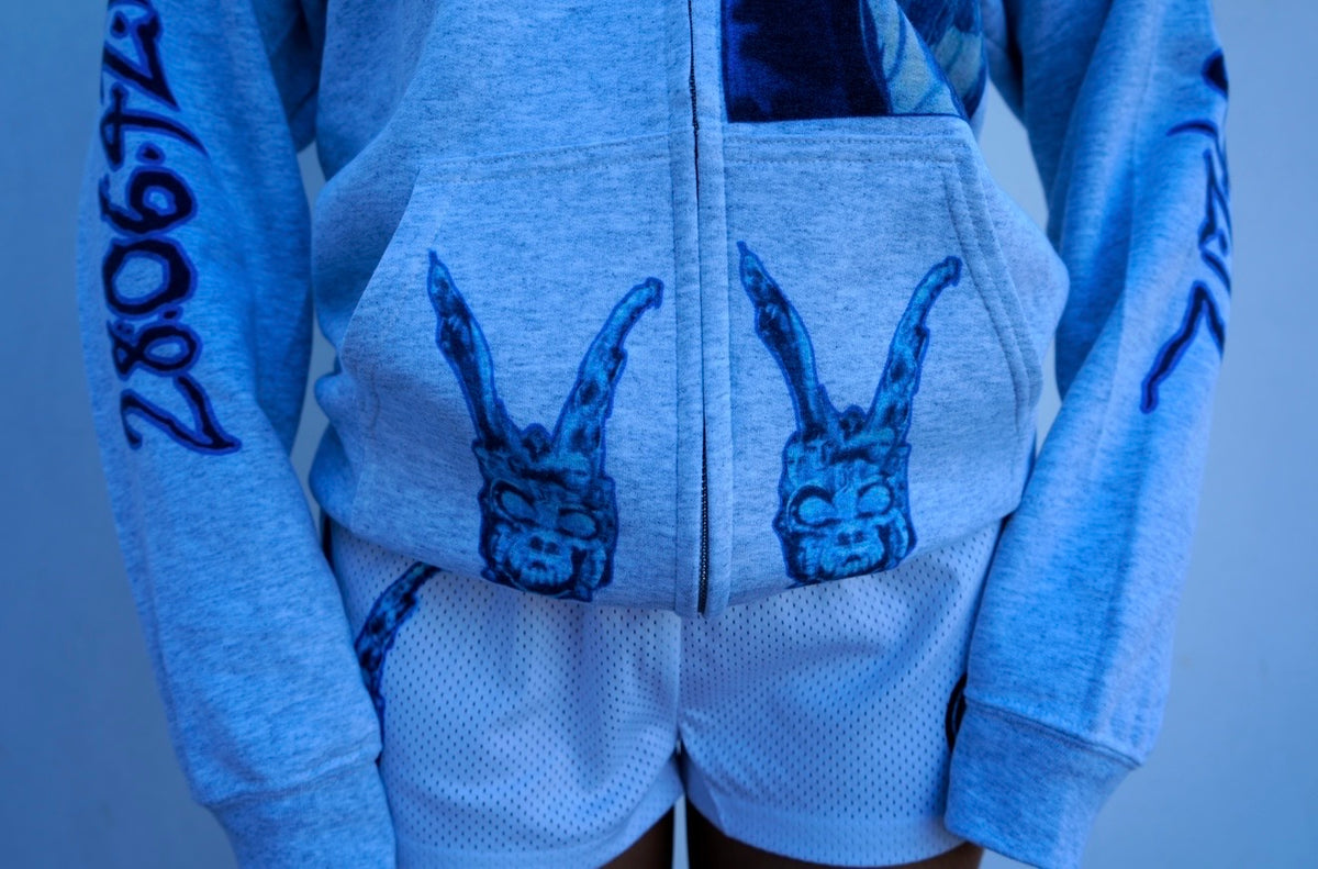 They made me do it zip up hoodie