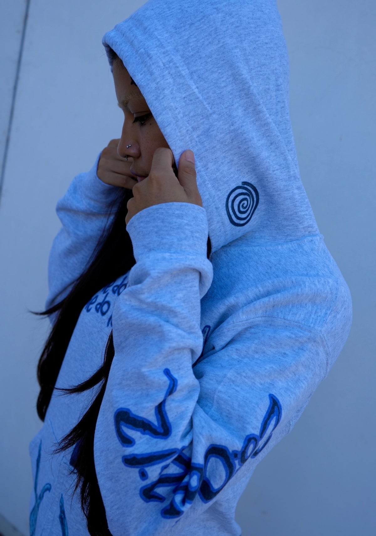 They made me do it zip up hoodie
