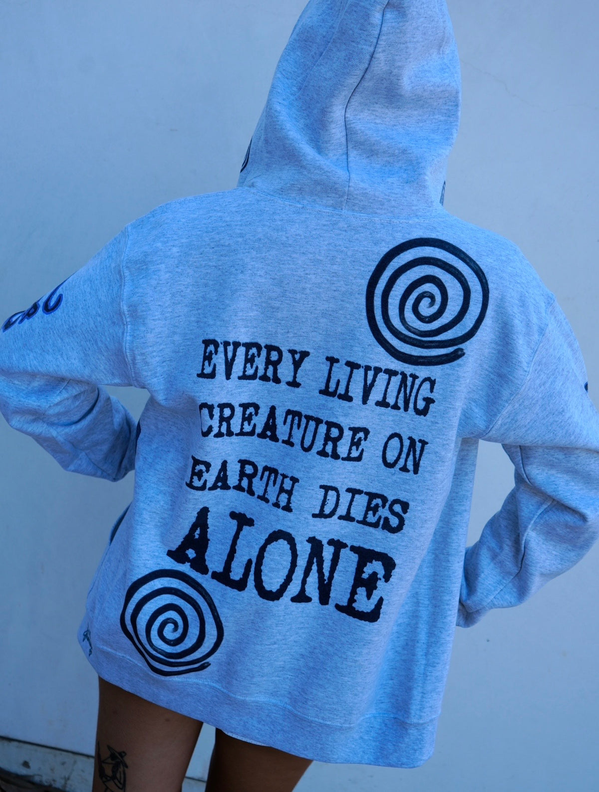 They made me do it zip up hoodie