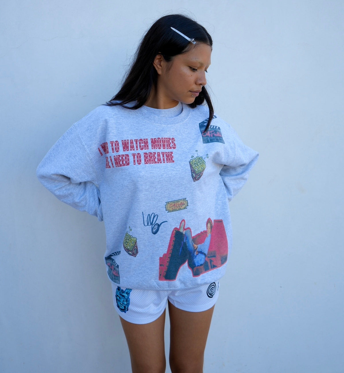 I need to watch movies like I need to breathe sweater