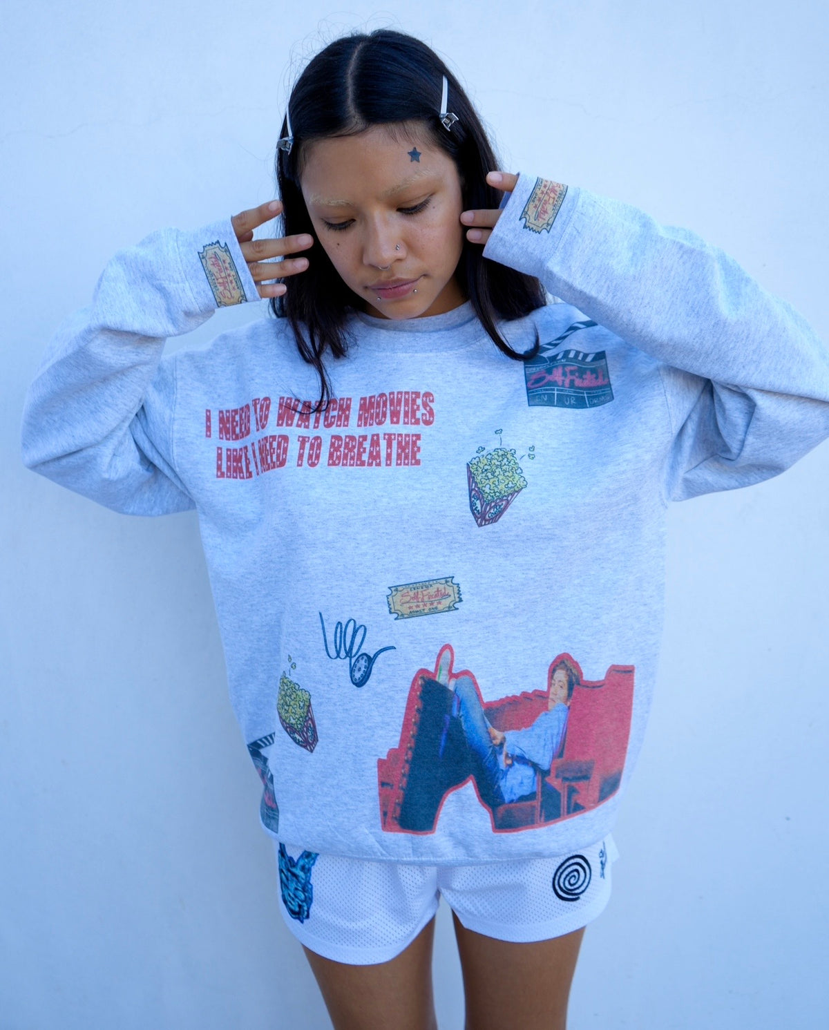 I need to watch movies like I need to breathe sweater