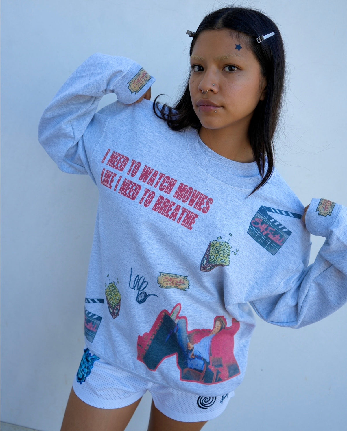 I need to watch movies like I need to breathe sweater