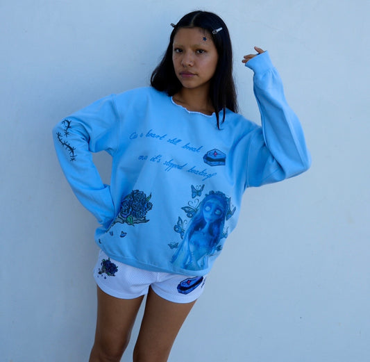 Can a heart still break boatneck sweater