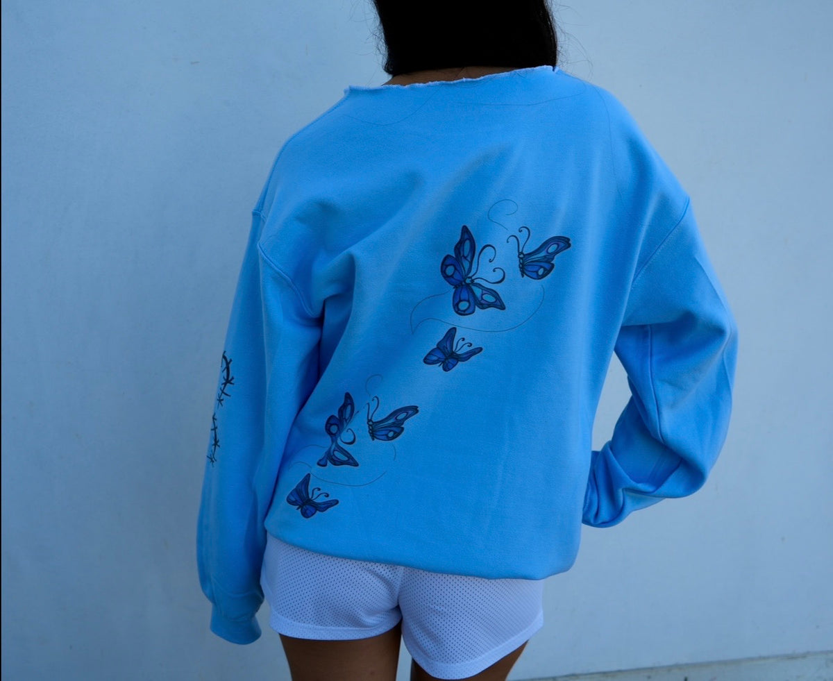 Can a heart still break boatneck sweater
