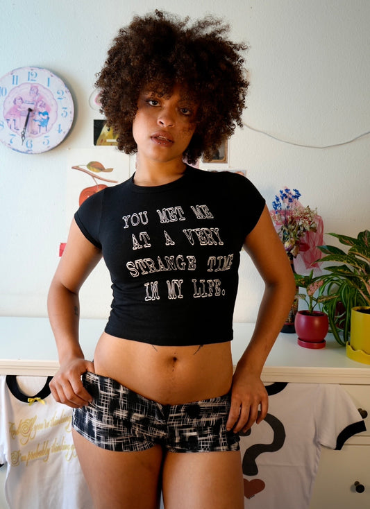 Strange time tee
