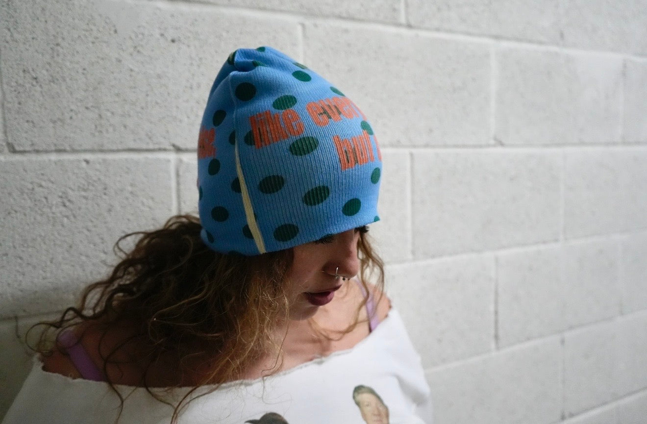 Like everybody else, but cooler beanie