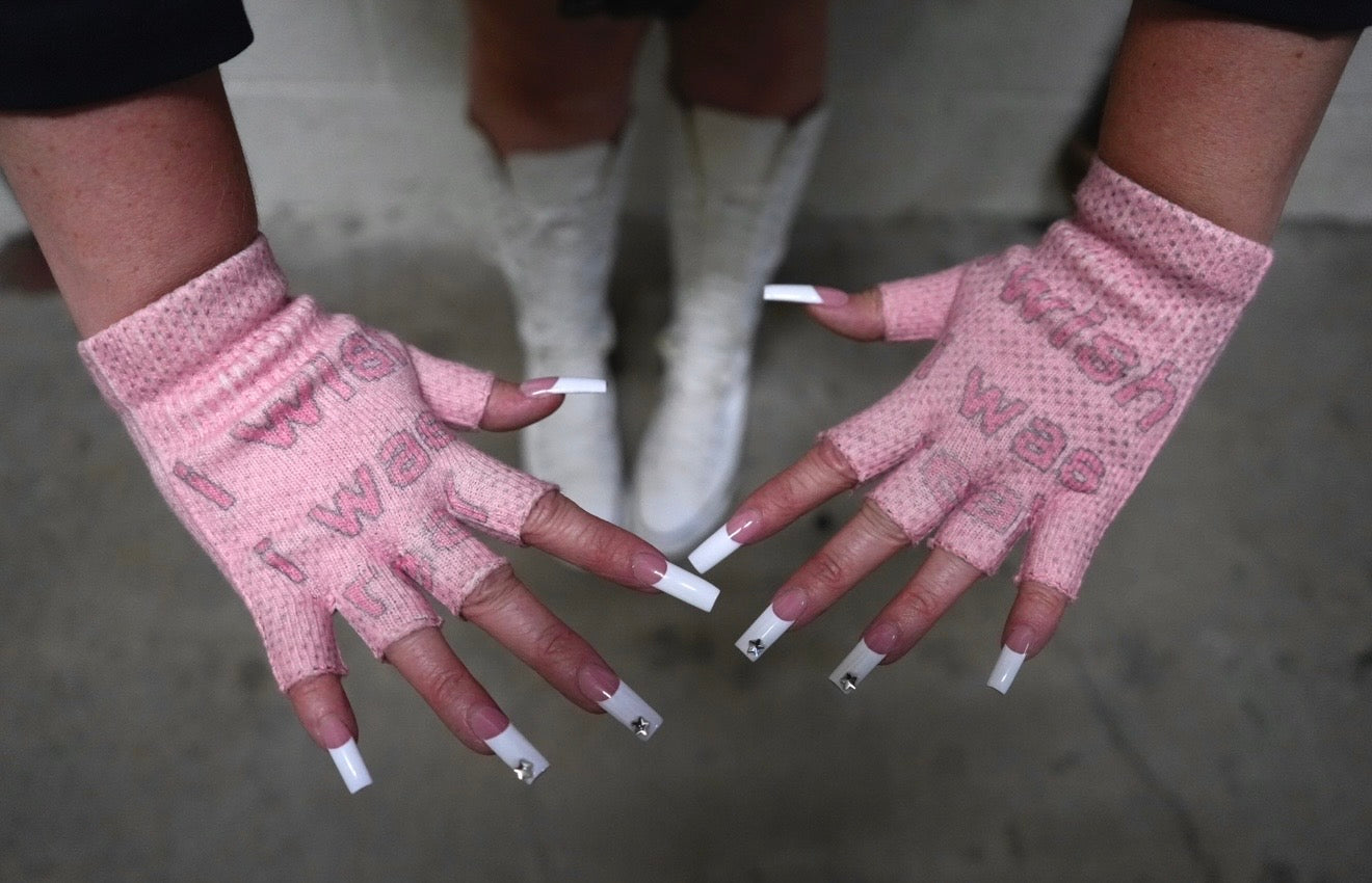 I wish I was real gloves