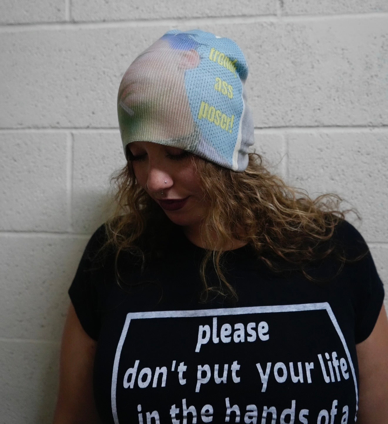 Trendy ass poser beanie