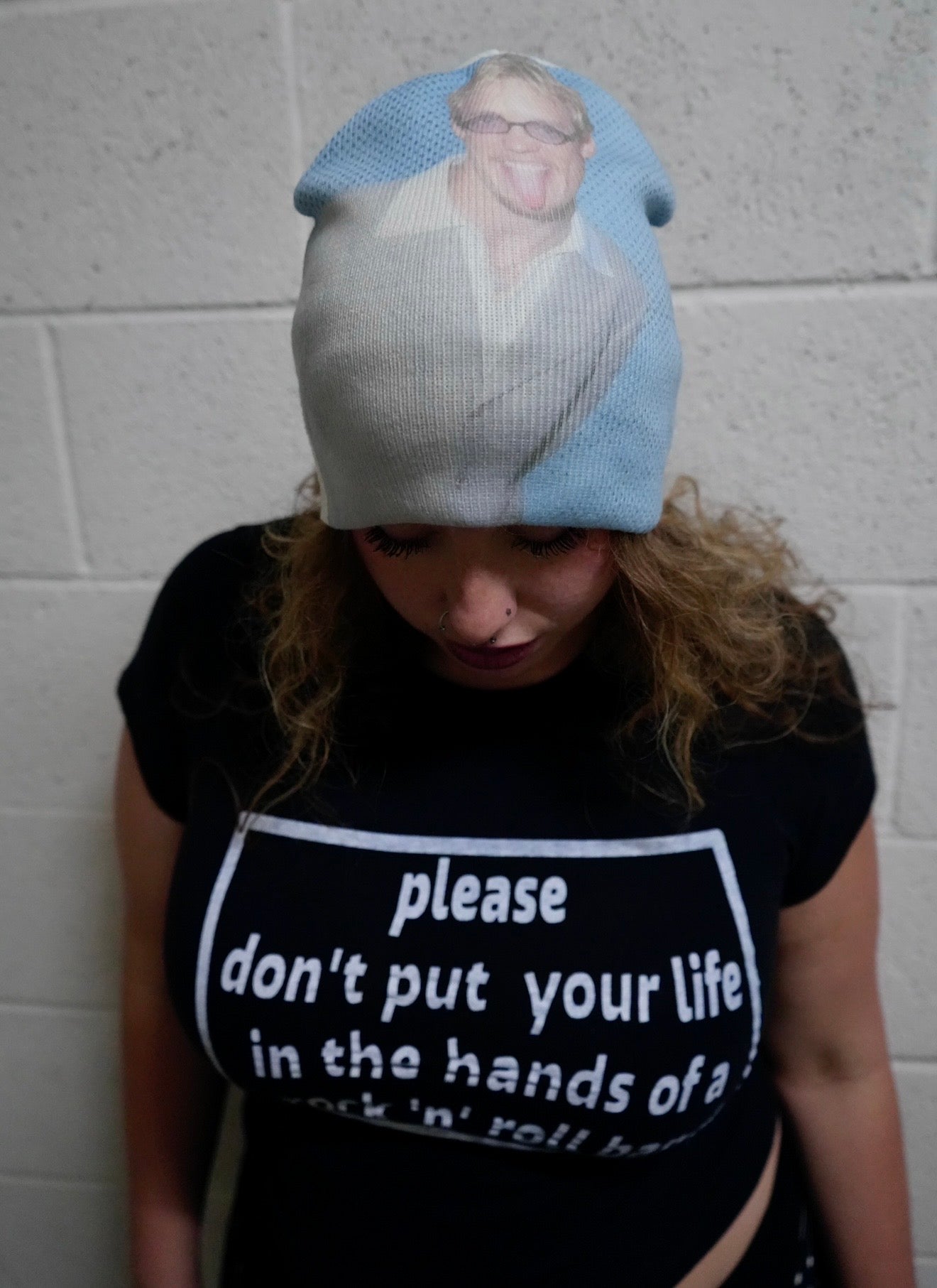 Trendy ass poser beanie