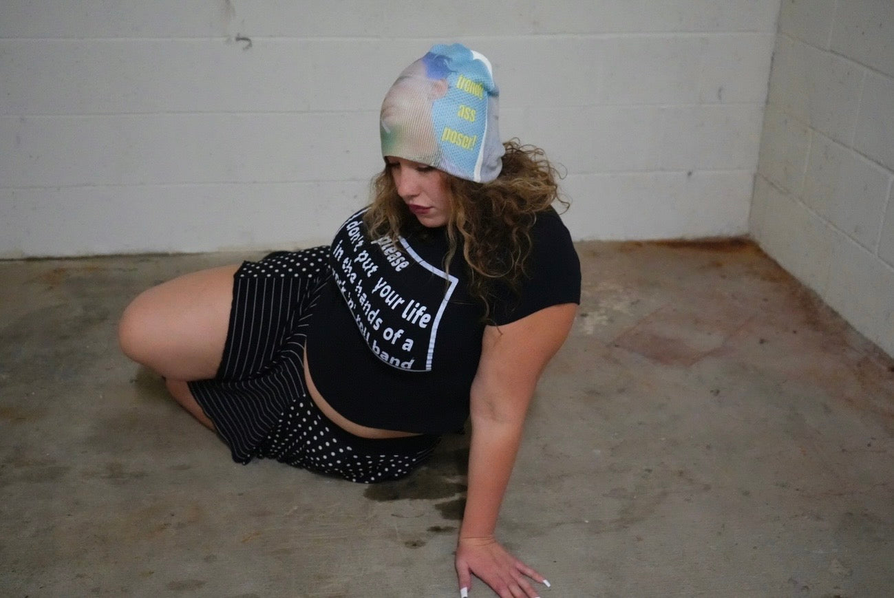 Trendy ass poser beanie