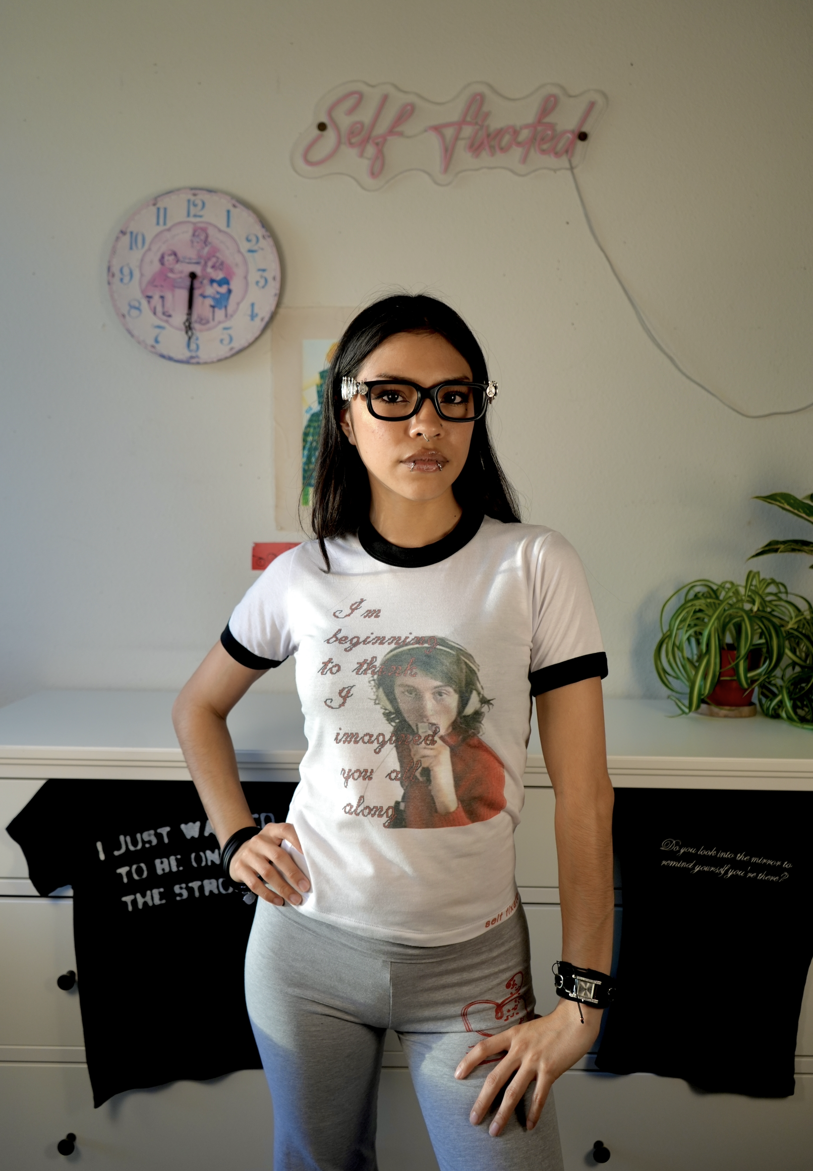 I imagined you all along Ringer tee