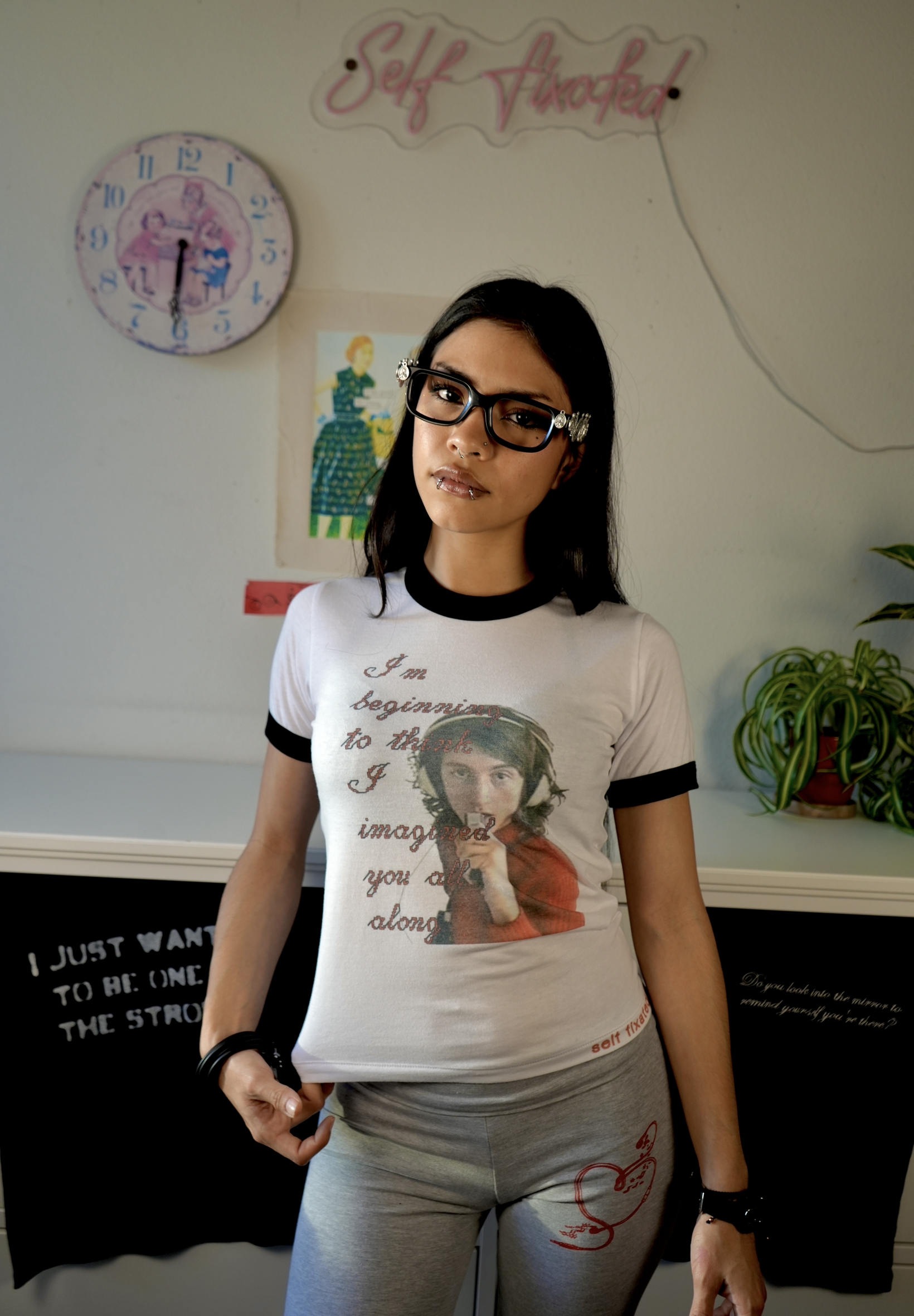 I imagined you all along Ringer tee