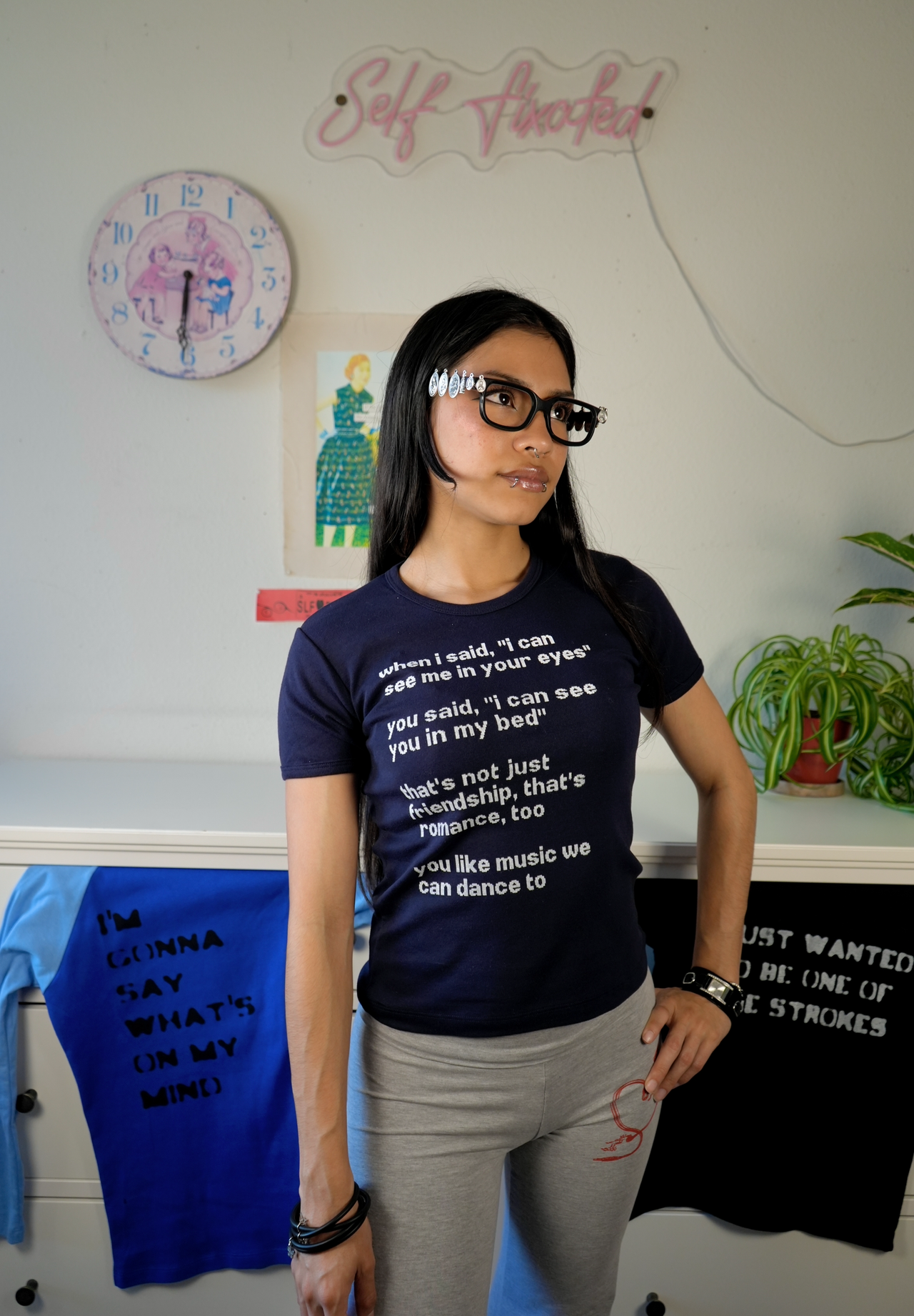 I'll try anything once baby tee