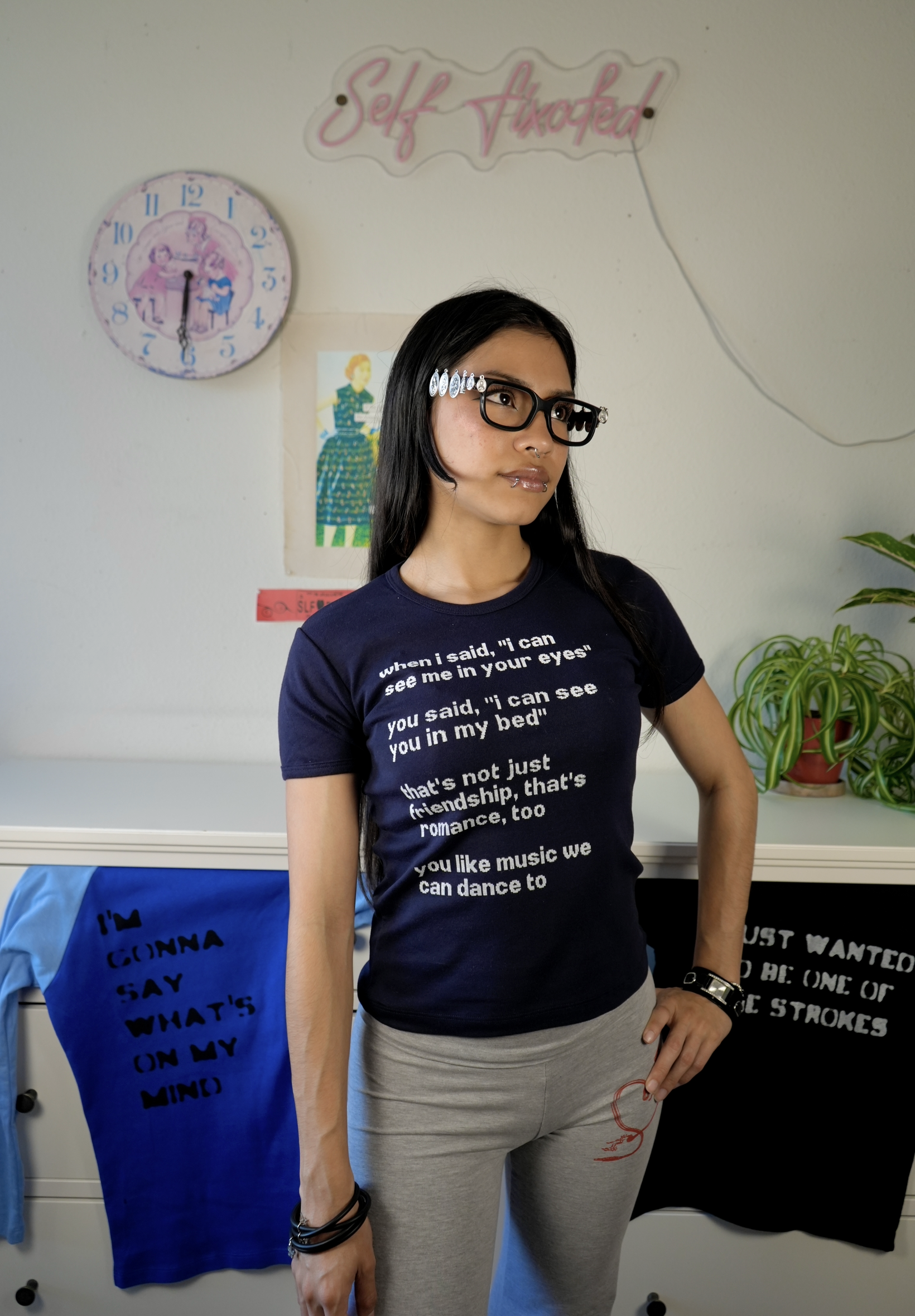 I'll try anything once baby tee