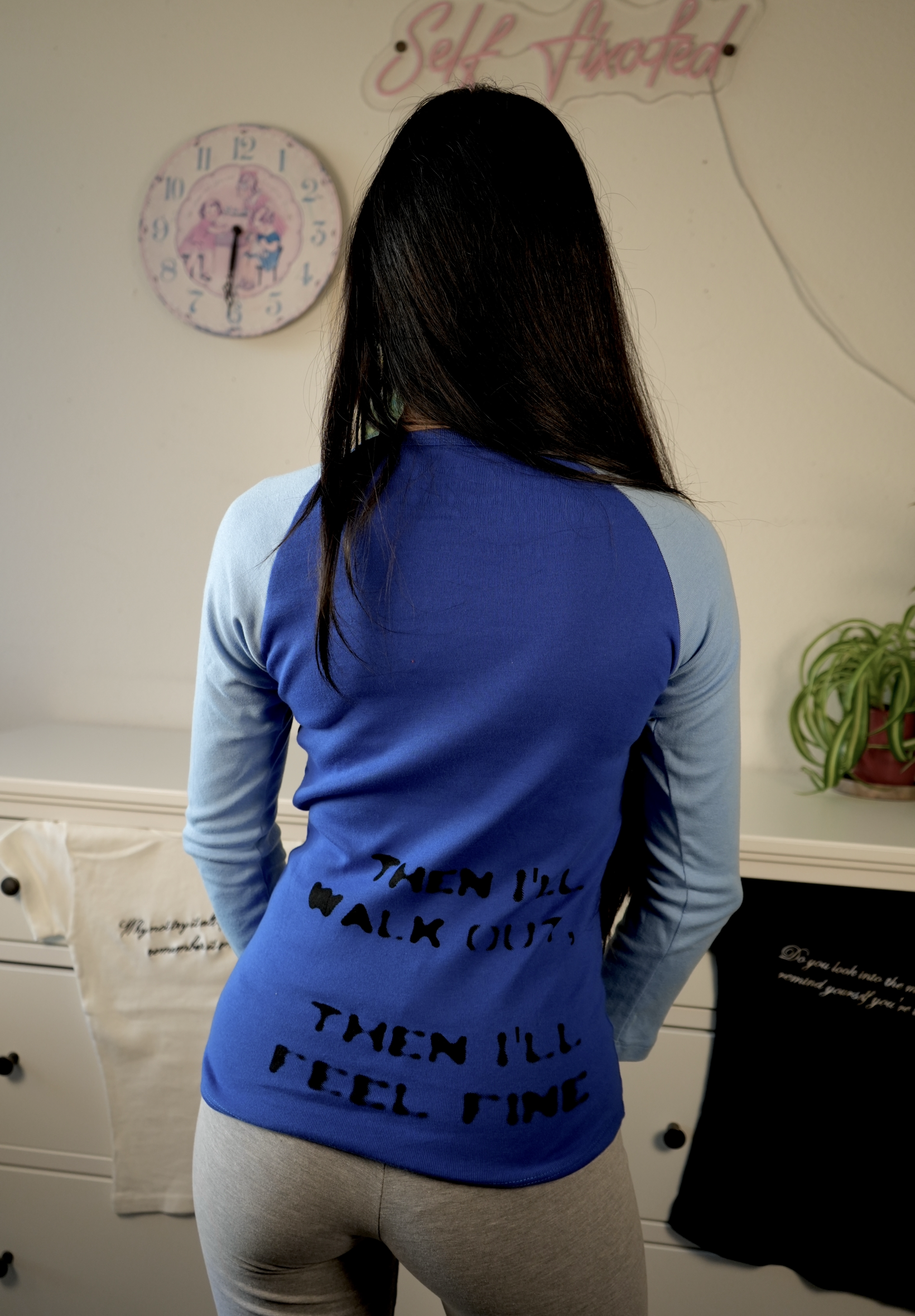 I'm gonna say what's on my mind 3/4 sleeve top