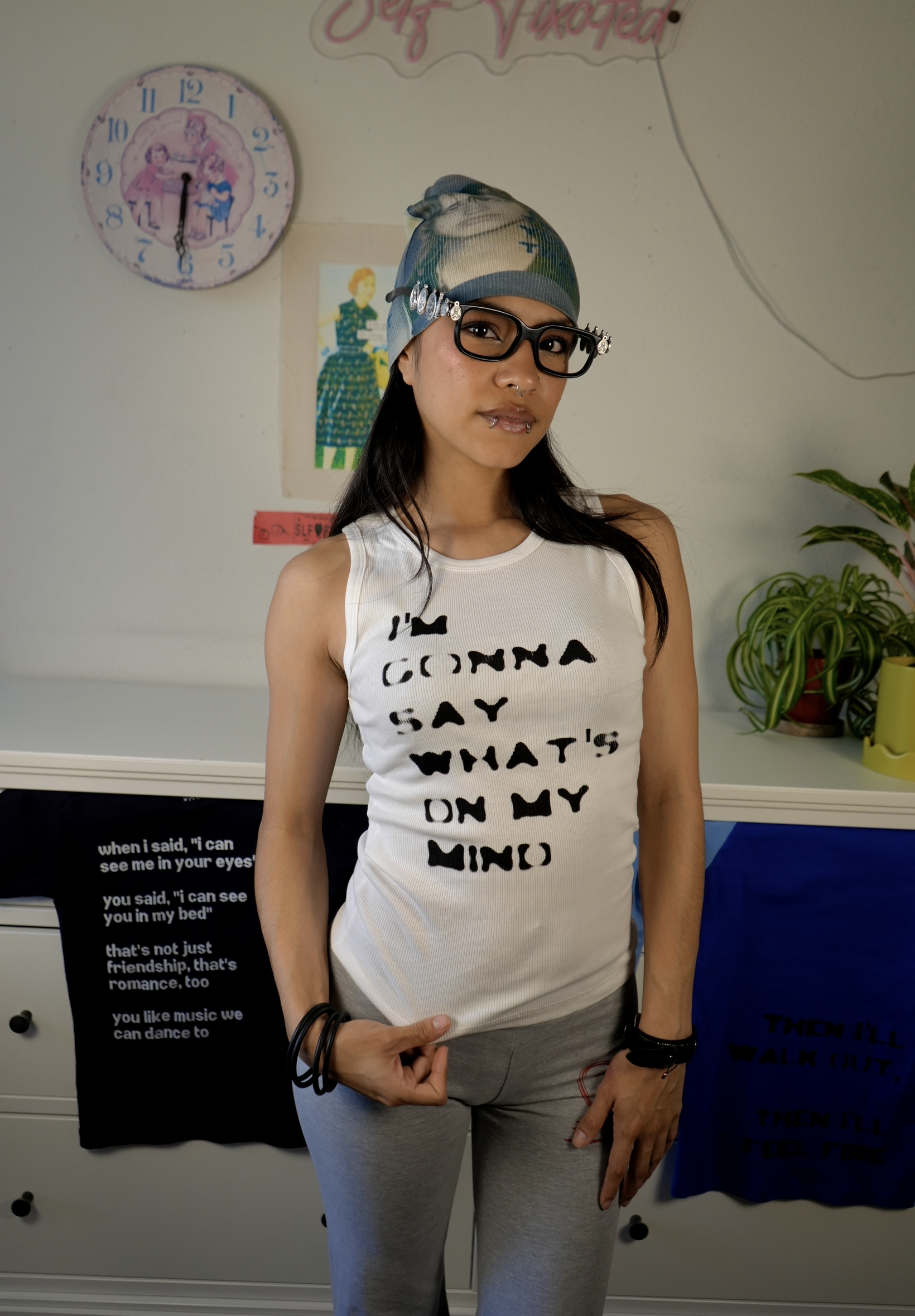 I'm gonna say what's on my mind tank