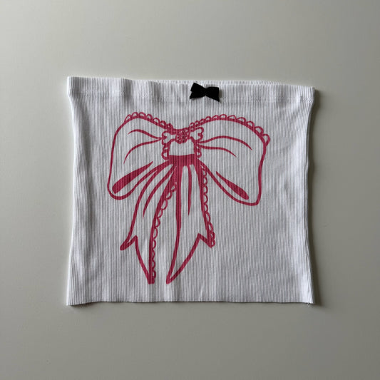 Bow tube top - S