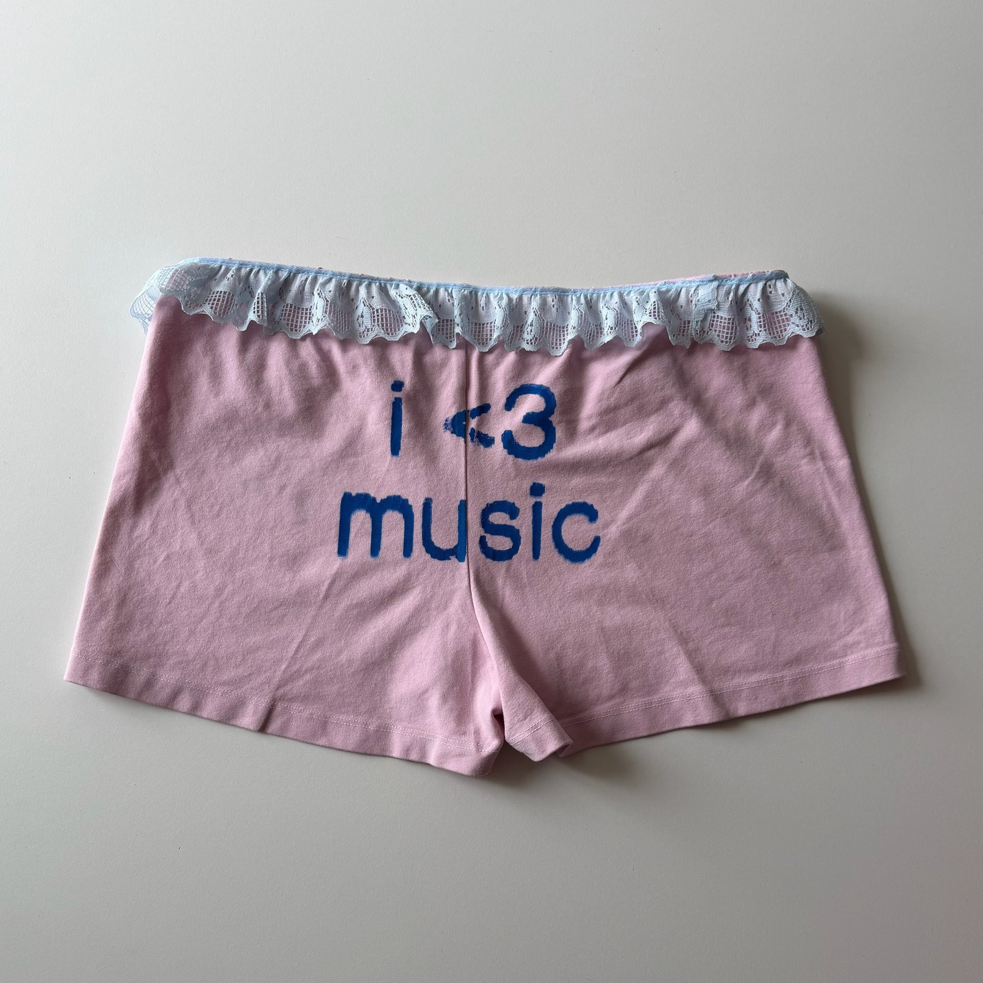 I love music micro shorts - XL