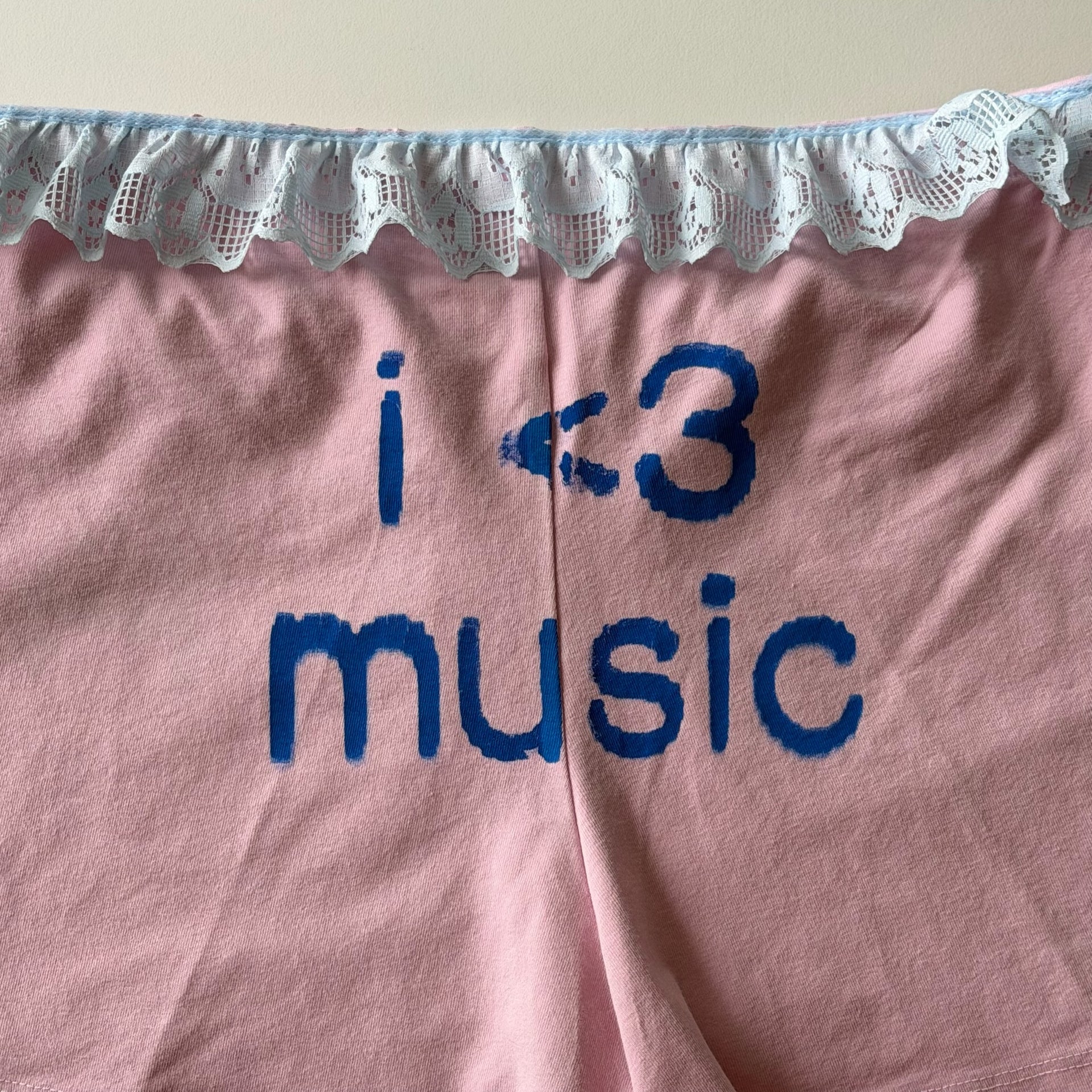 I love music micro shorts - XL