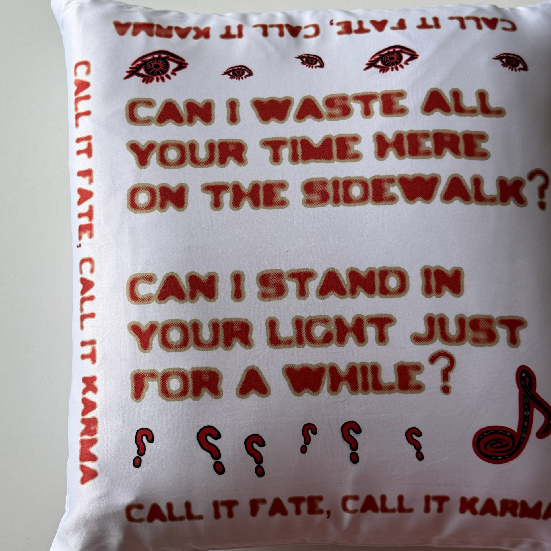 Call it fate, call it karma pillow