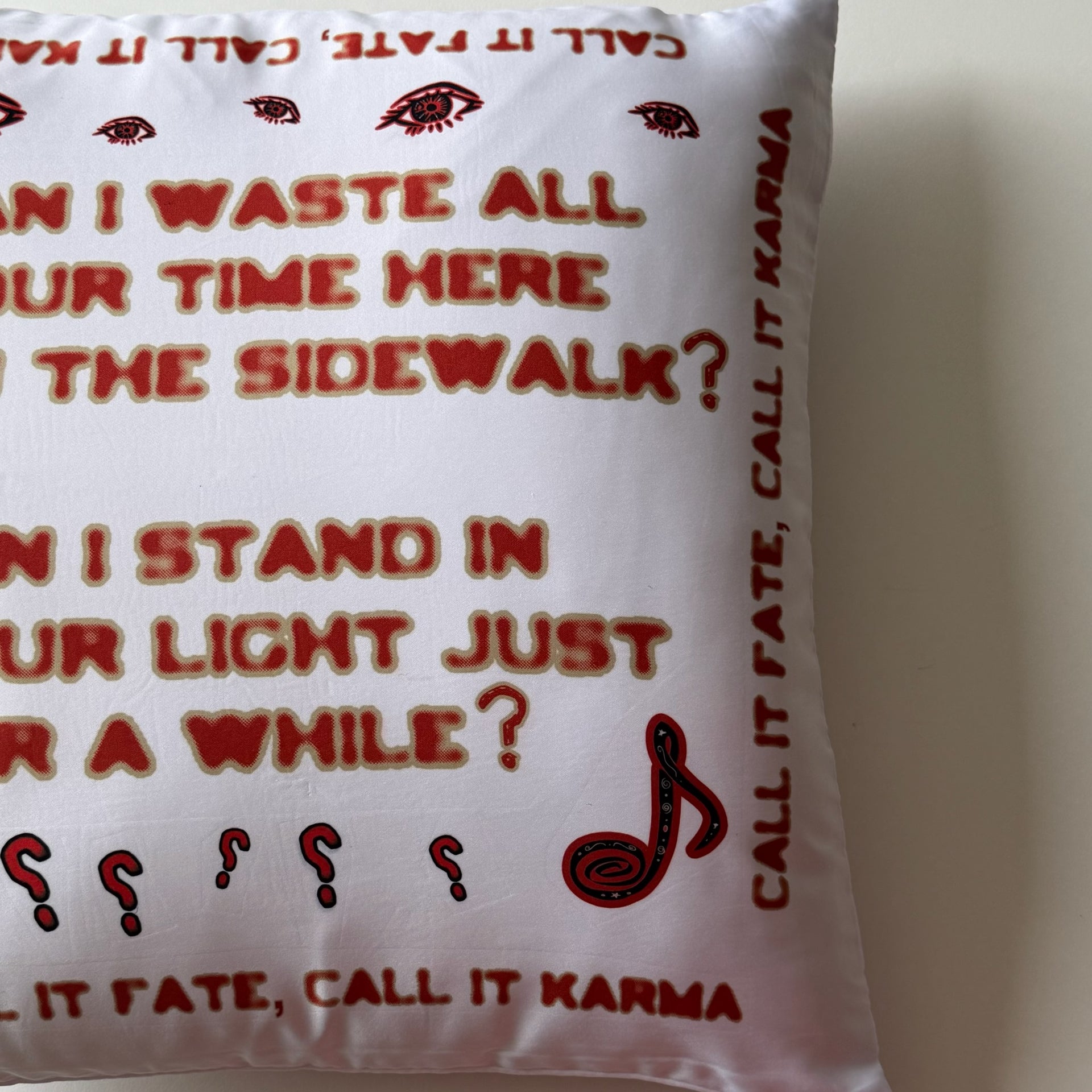 Call it fate, call it karma pillow