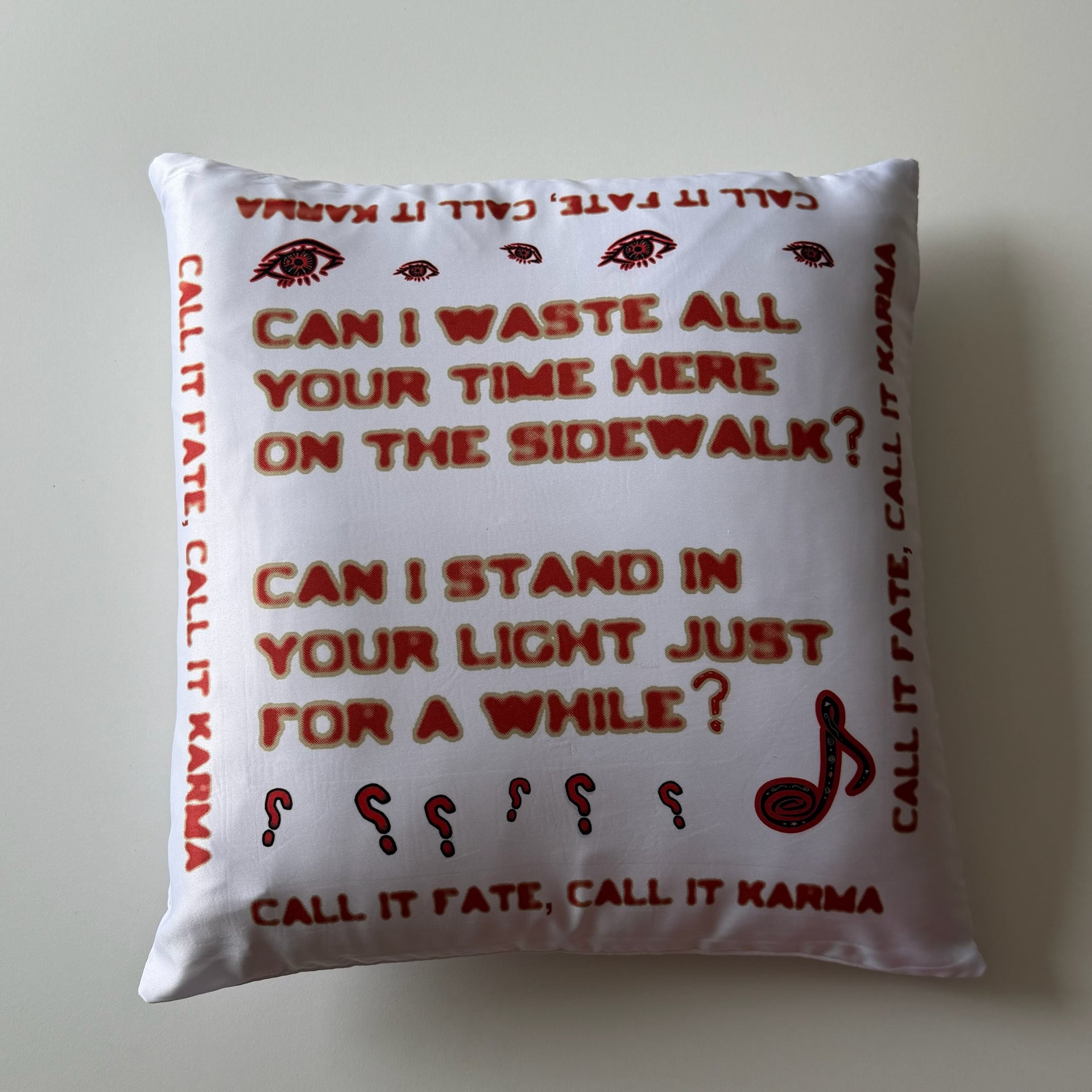 Call it fate, call it karma pillow
