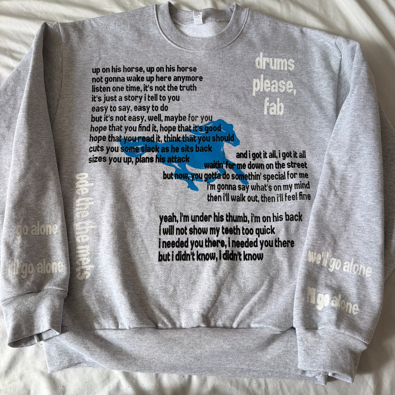 I'm gonna say what's on my mind crewneck - M