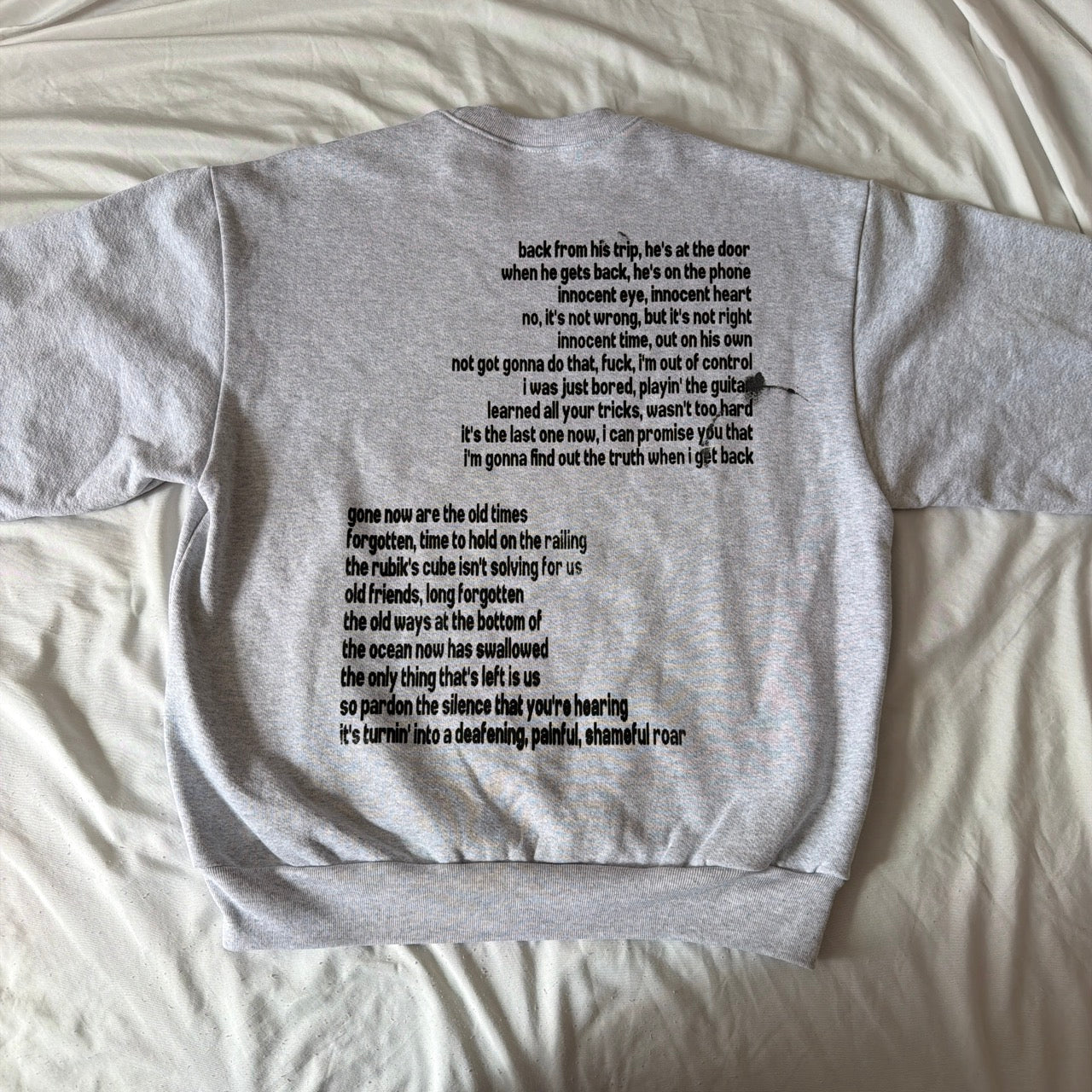 I'm gonna say what's on my mind crewneck - M