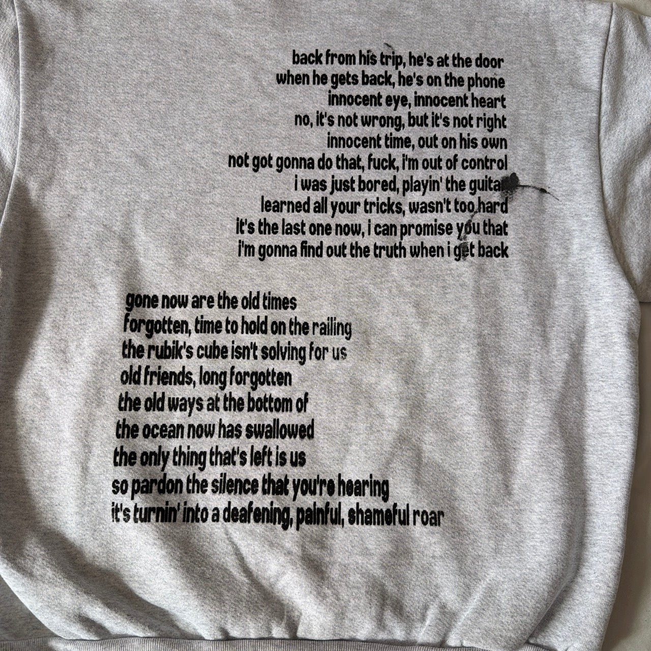 I'm gonna say what's on my mind crewneck - M