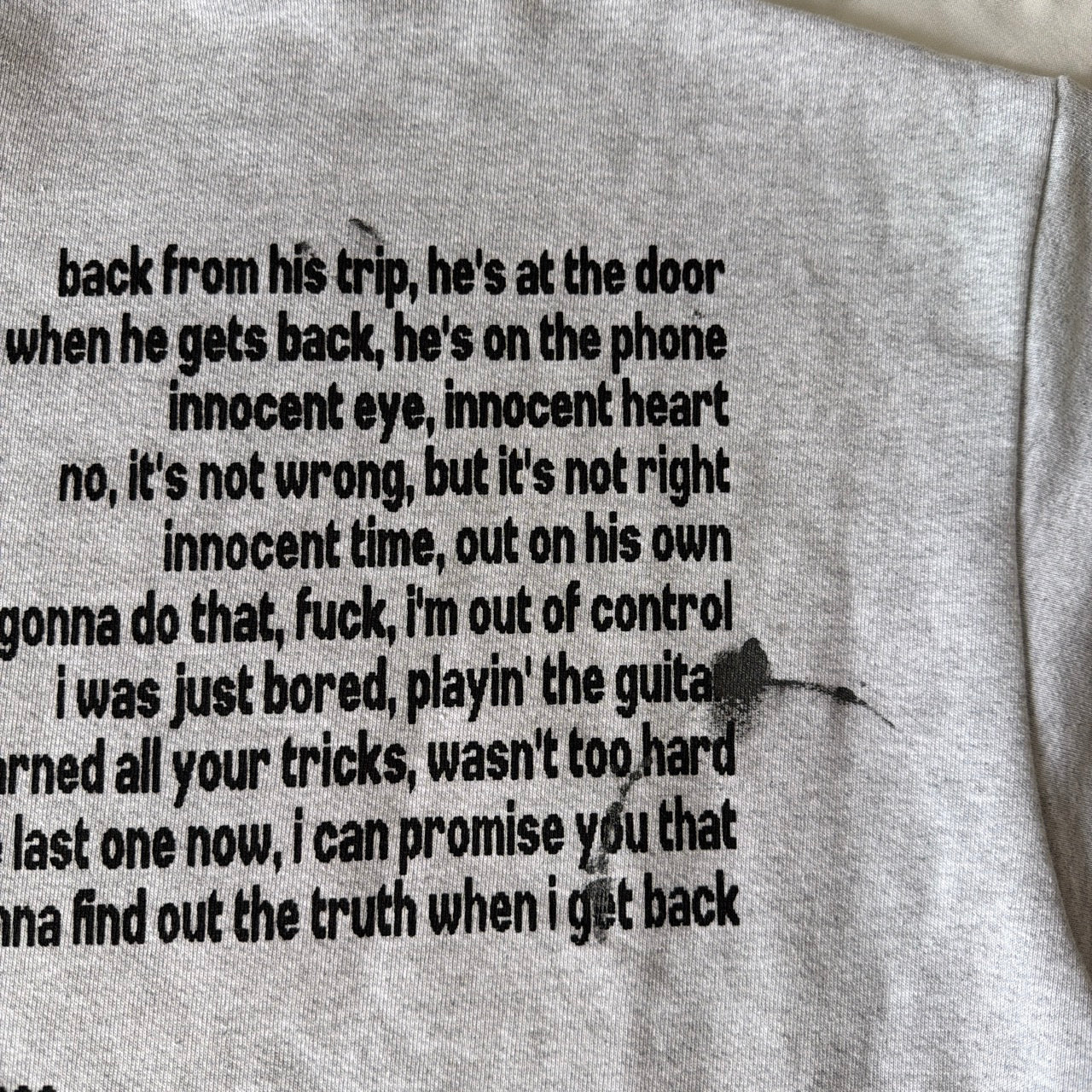 I'm gonna say what's on my mind crewneck - M